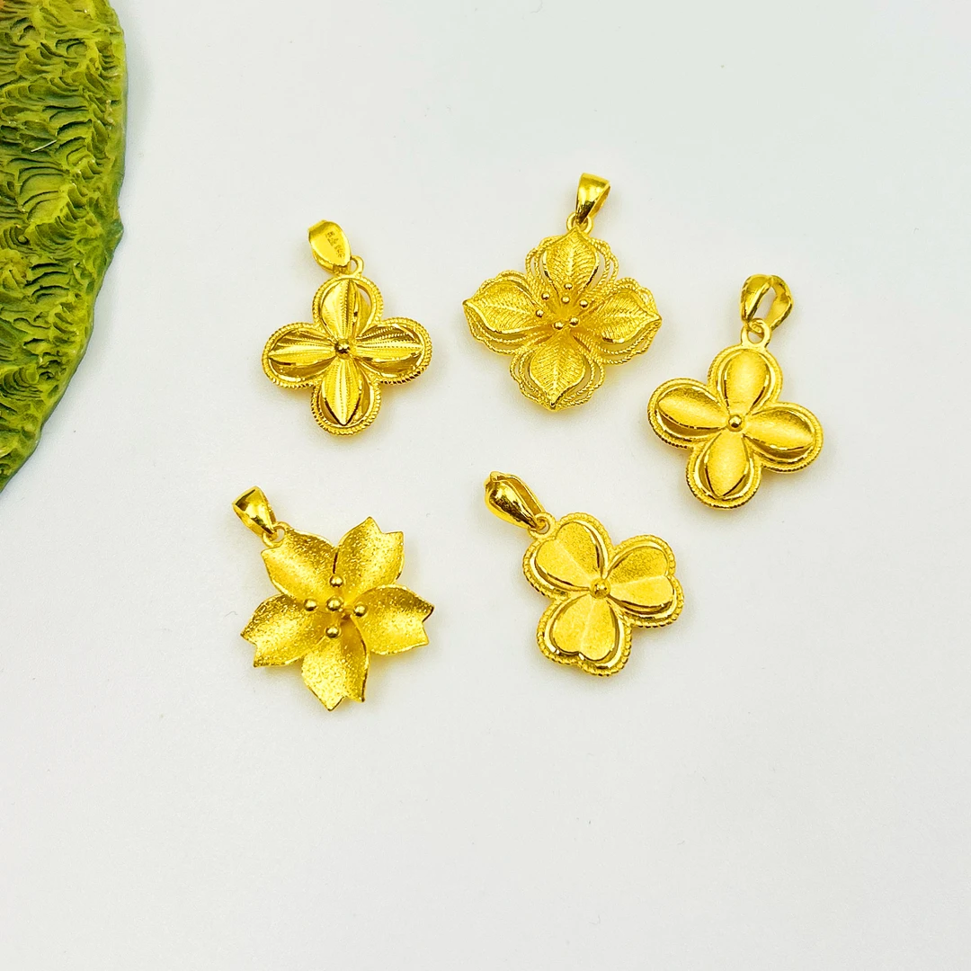 足金999 新款花花系列吊坠 5G工艺 按克卖（多样性只发一件）A2