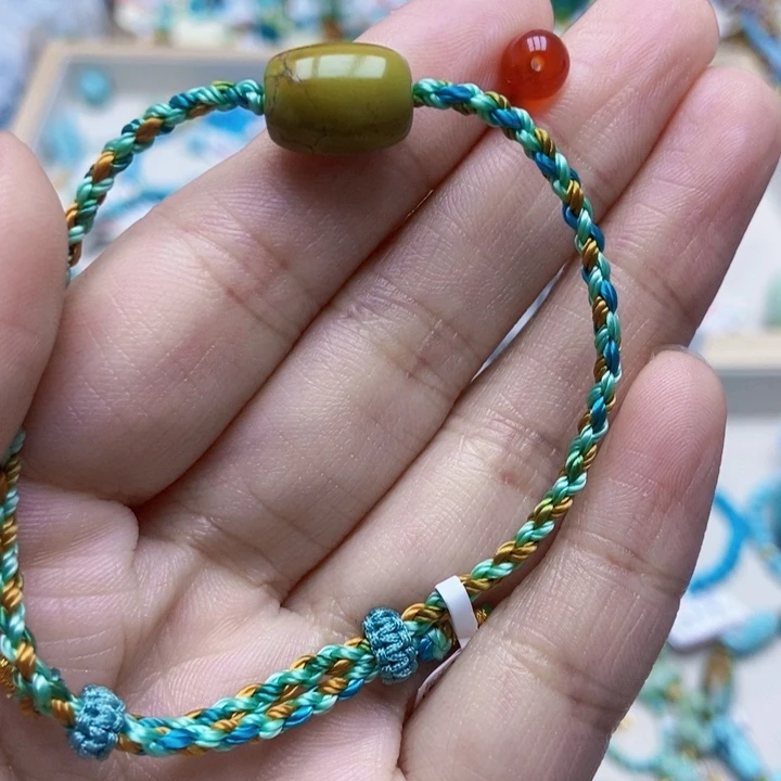 南红玛瑙未镶嵌手链4
