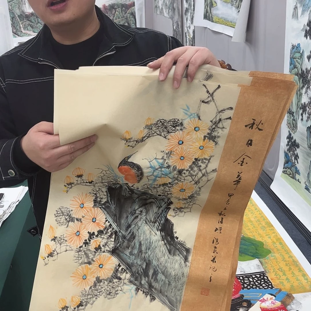 国画宣纸国画纯手绘