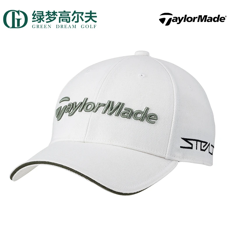 Taylormade泰勒梅球帽男士时尚休闲运动舒适遮阳有顶帽鸭舌帽子