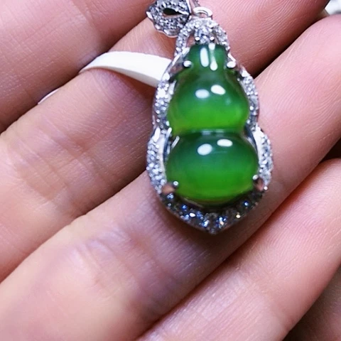 和田玉银S925镶嵌戒指