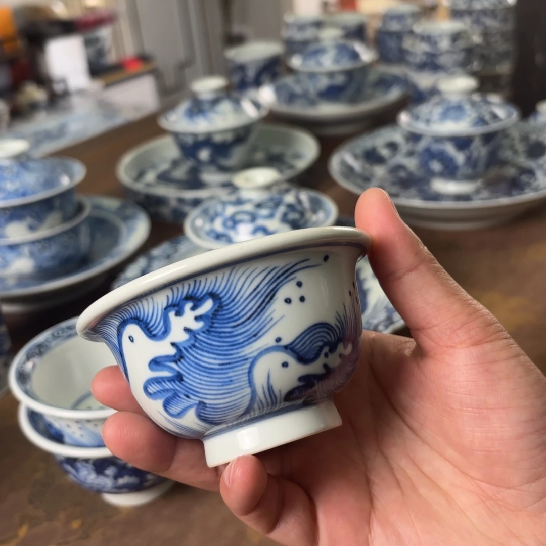 陶瓷摆件景德镇手绘茶器