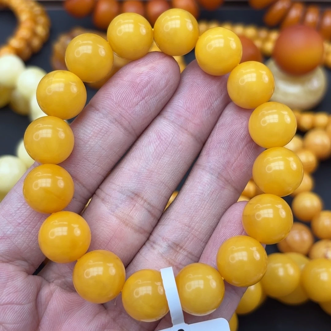 T***y琥珀未镶嵌手链蜜蜡