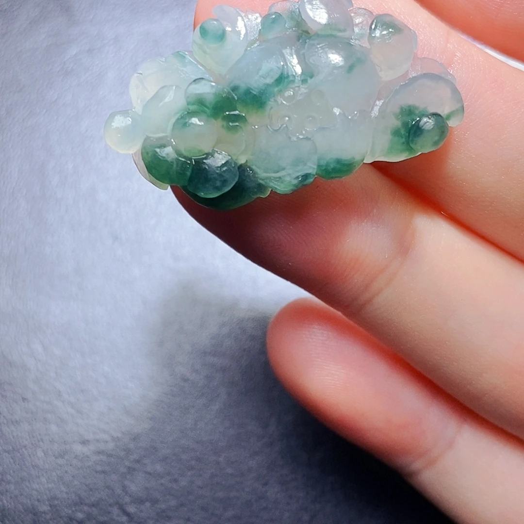 未镶嵌定制翡翠毛货