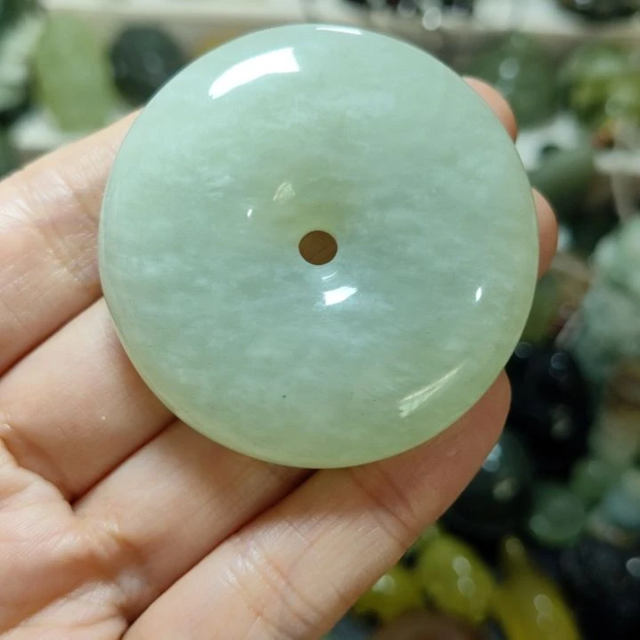 岫玉平安扣未镶嵌