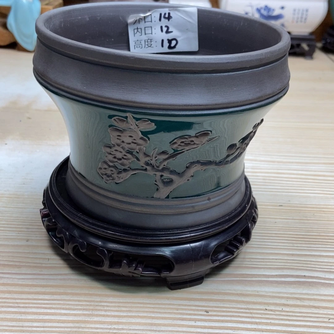 瓷片陶瓷花盆陶瓷艺术