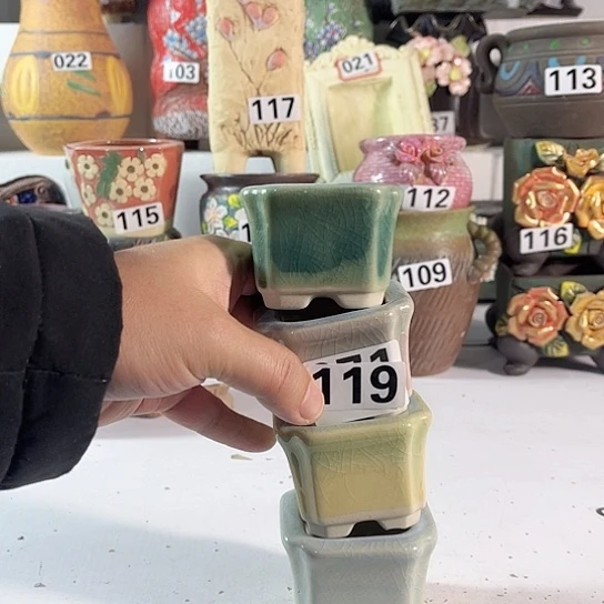 红陶多肉植物花盆