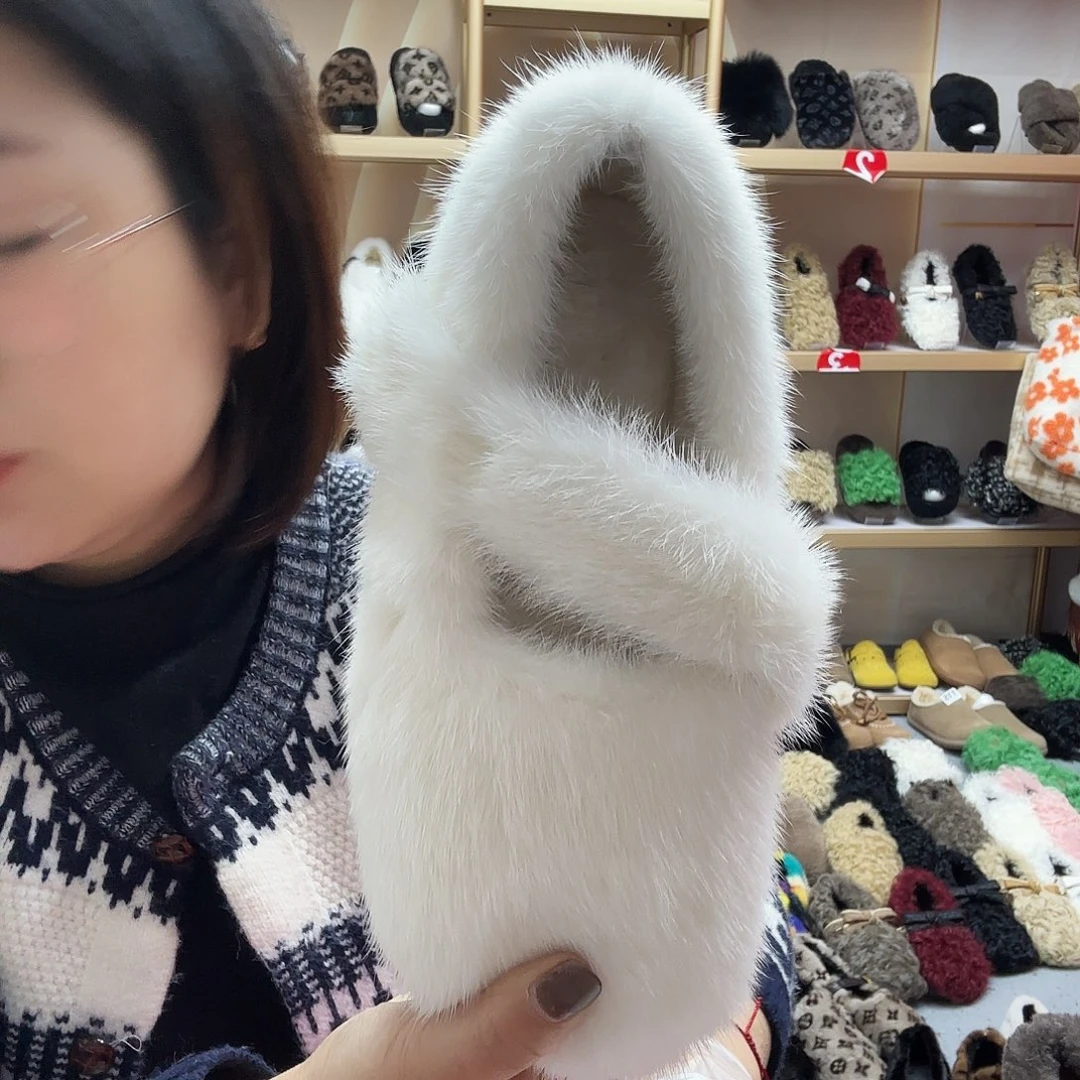 套趾款白色特价貂毛37吗