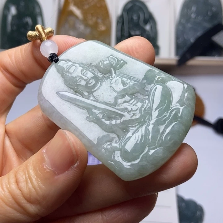 翡翠未镶嵌挂件翡翠