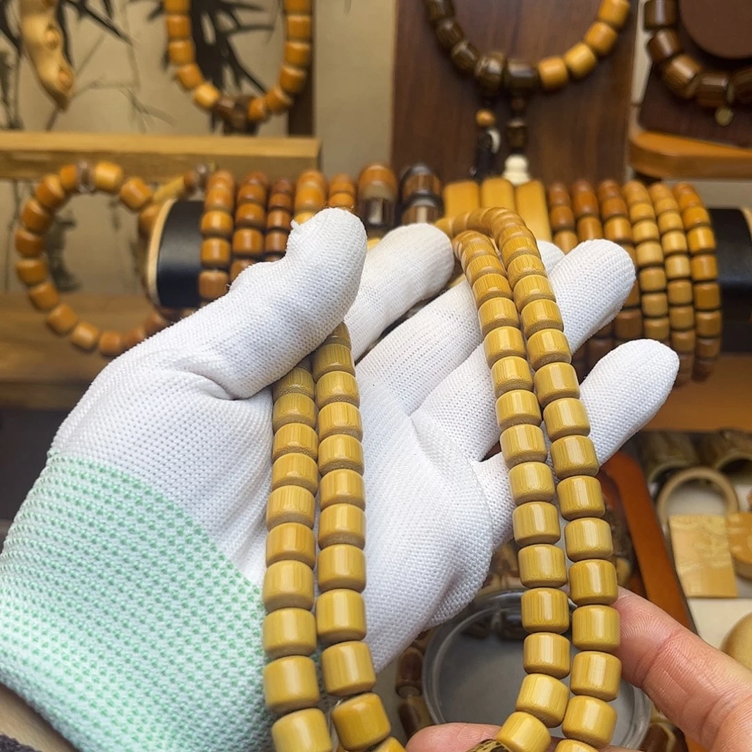 大***啊初心竹木手串，黄皮108