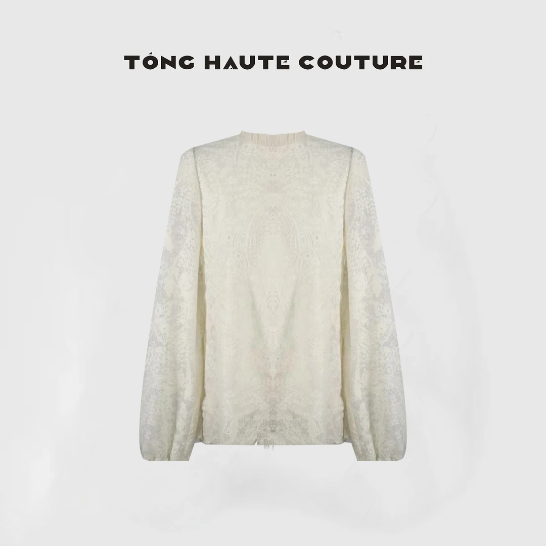 【云流】25年早春小众显瘦高级感蕾丝衫 YY032