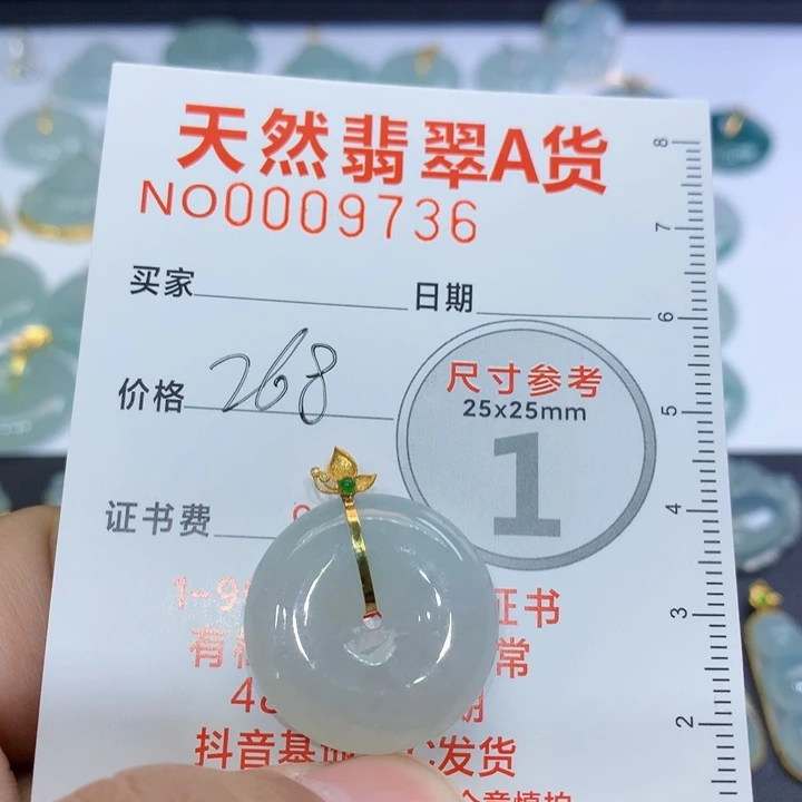 翡翠颈饰未镶嵌吊坠