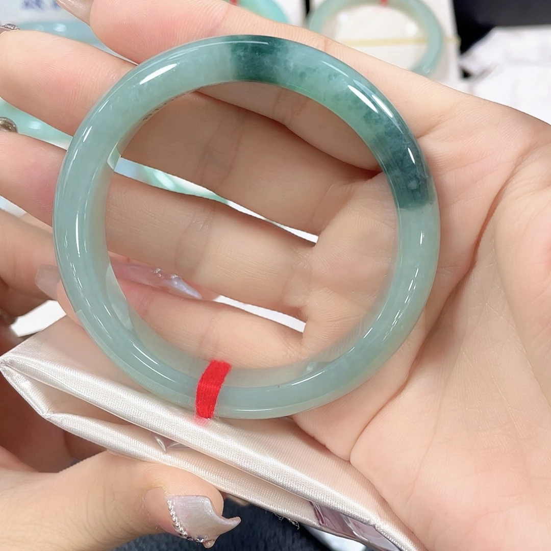 翡翠未镶嵌手镯天然缅甸A货翡翠手镯9号