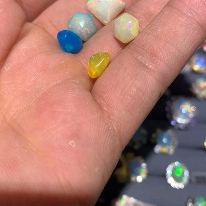 Y****欧泊合金欧泊耳钩