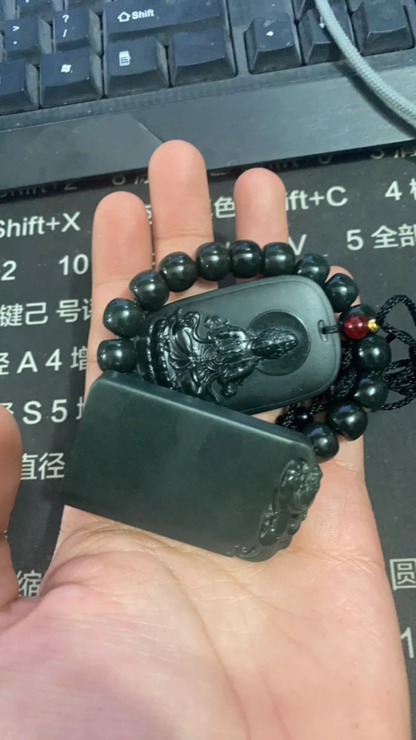 和田玉青玉三件套