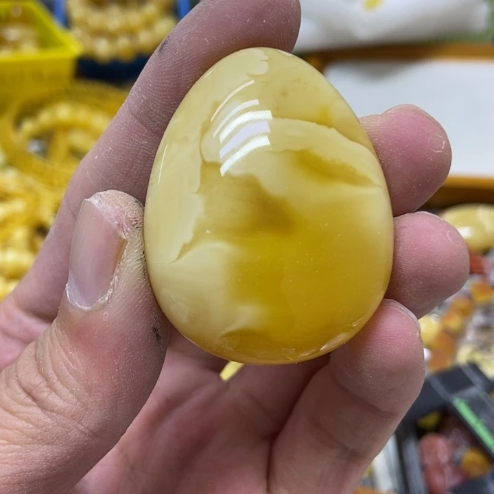 裸石蜜蜡未镶嵌吊坠
