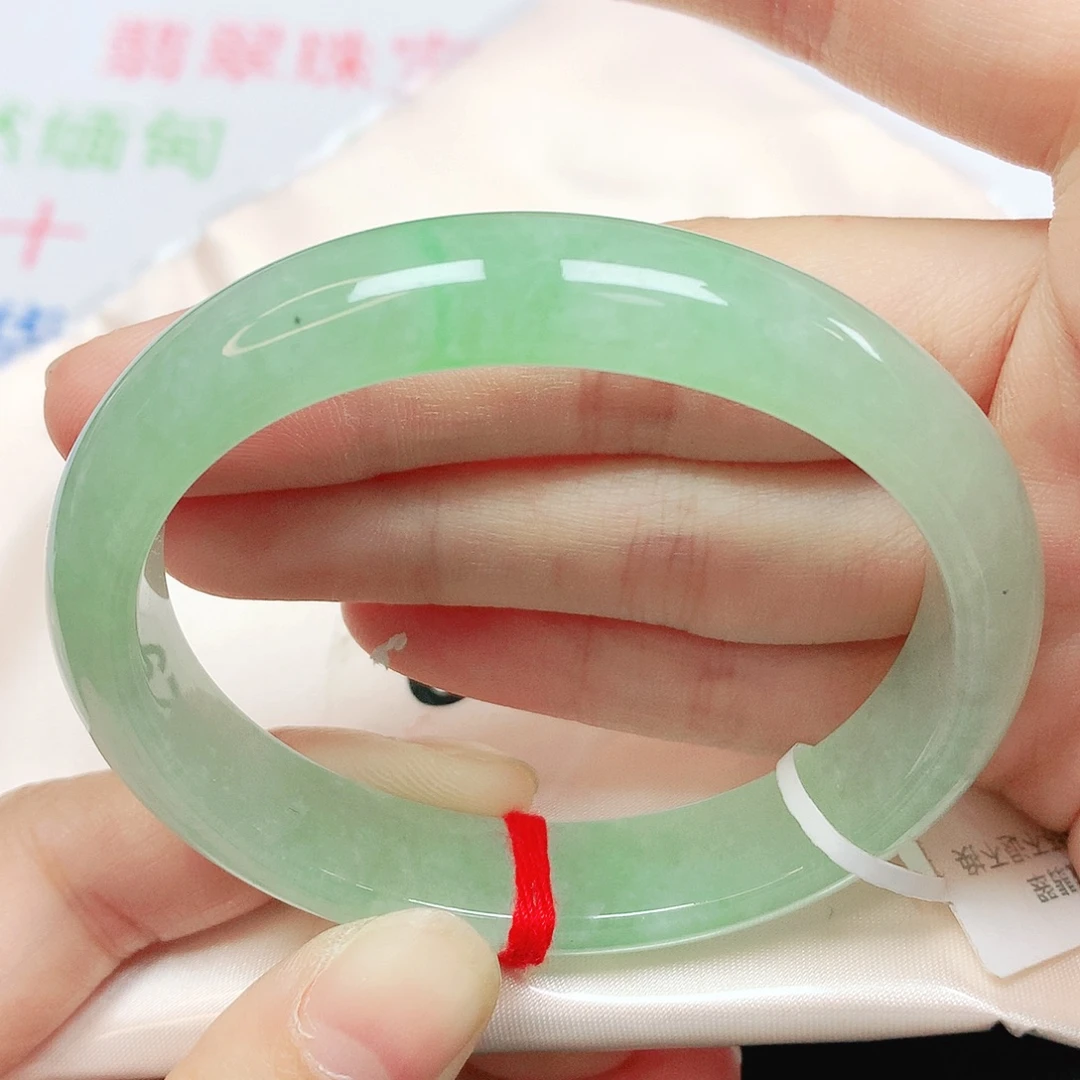 翡翠未镶嵌手镯翡翠手镯55贵妃