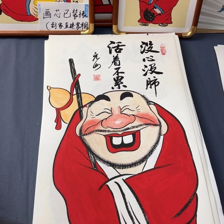 国画禅意画纯手绘作品