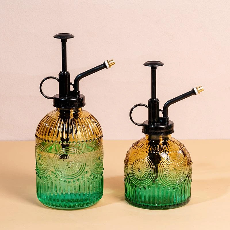 [买一送一]鲜花绿植玻璃喷壶园艺气压式喷壶鲜花浇水壶简洁方便