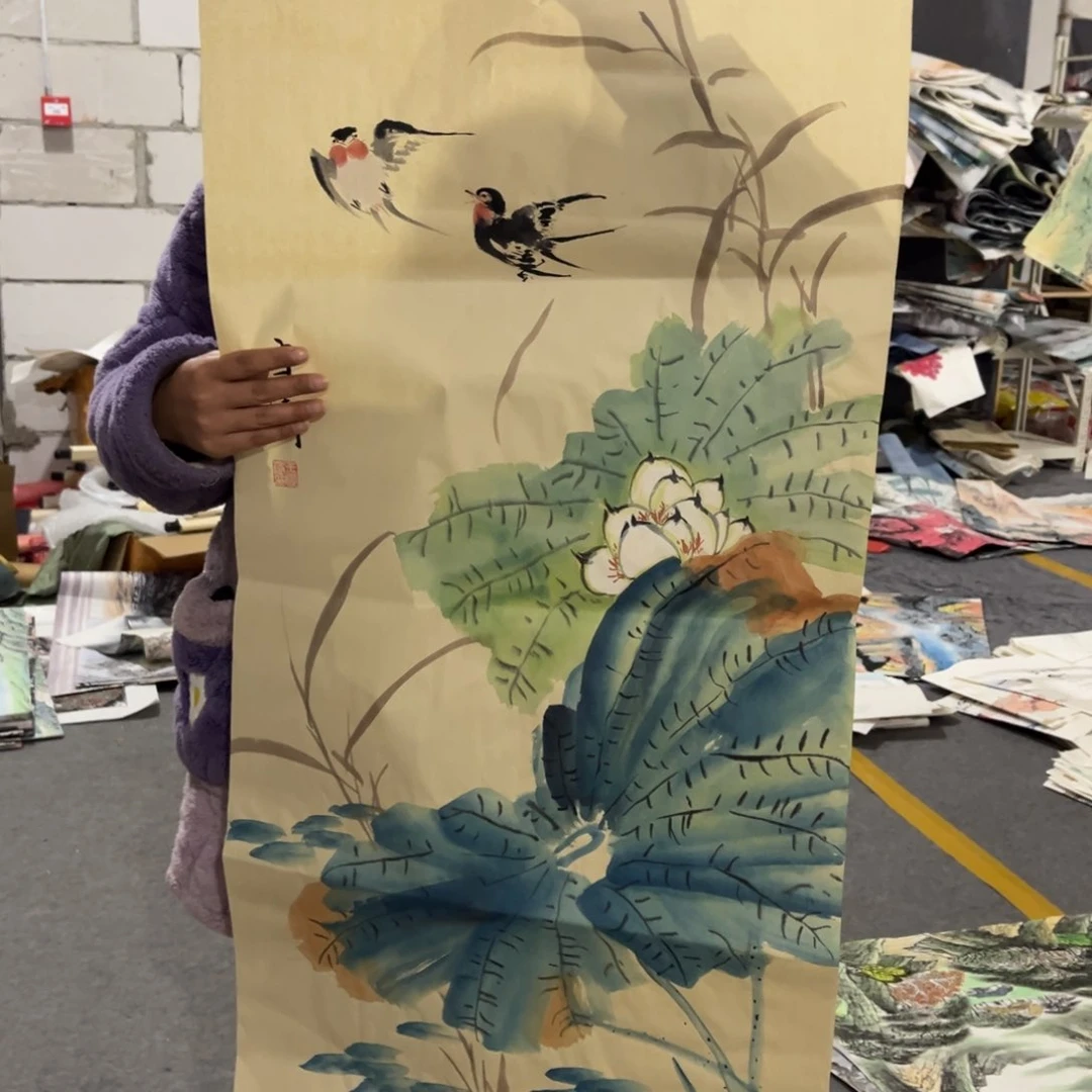 国画书法艺术作品曾被画成多