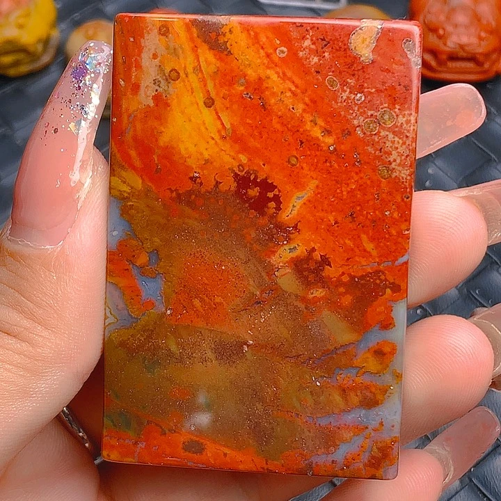 玛瑙/玉髓颈饰足银镀金镶嵌斌****心