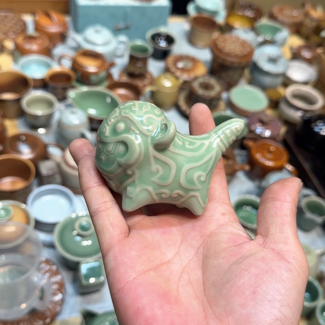 小金茶具青瓷茶器