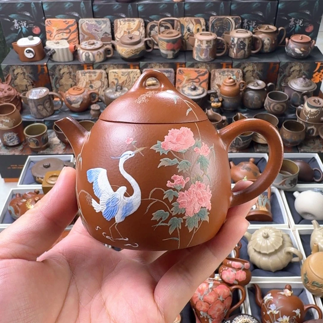 茶壶紫砂170cc原矿精工半手
