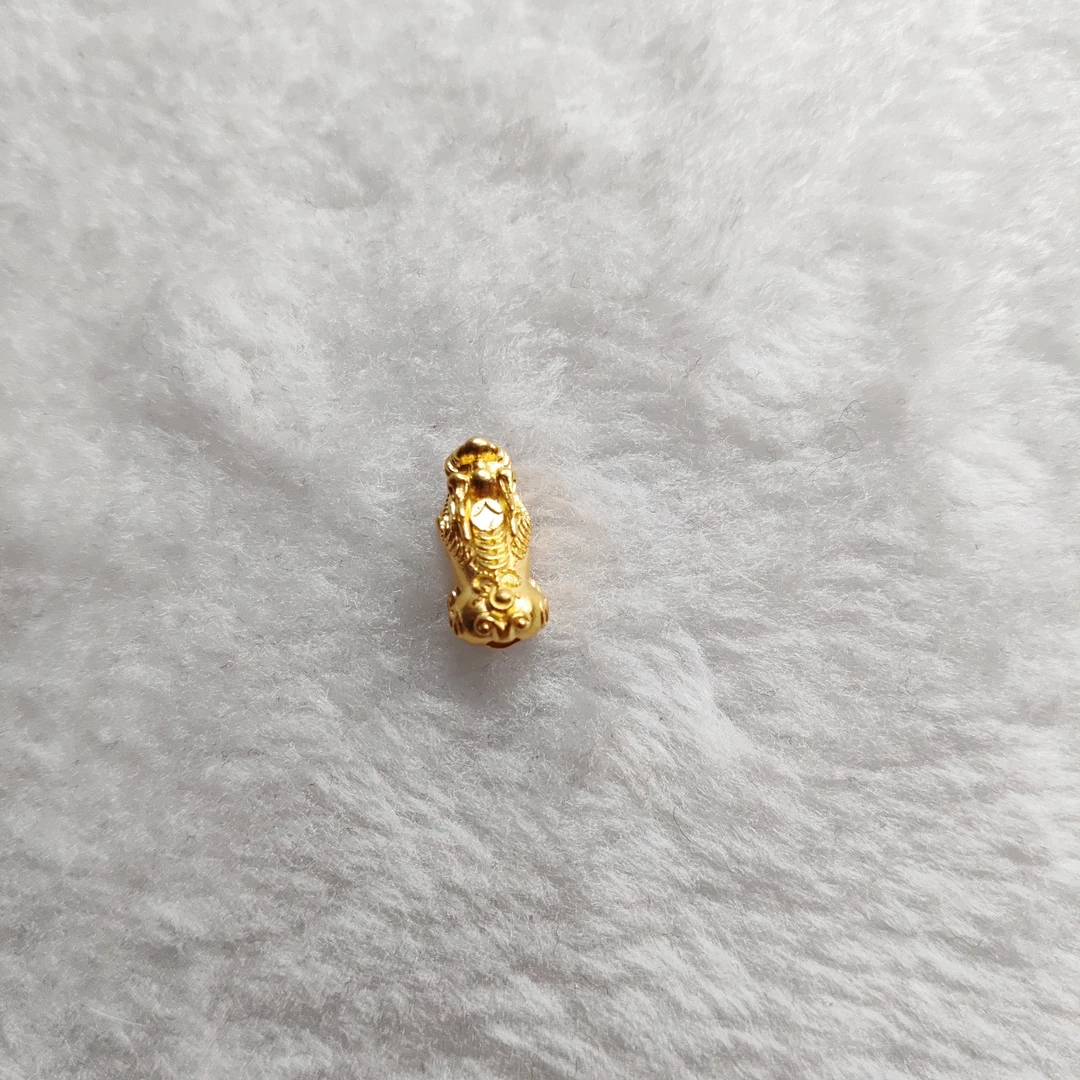 金元宝足金999貔貅珠子首饰