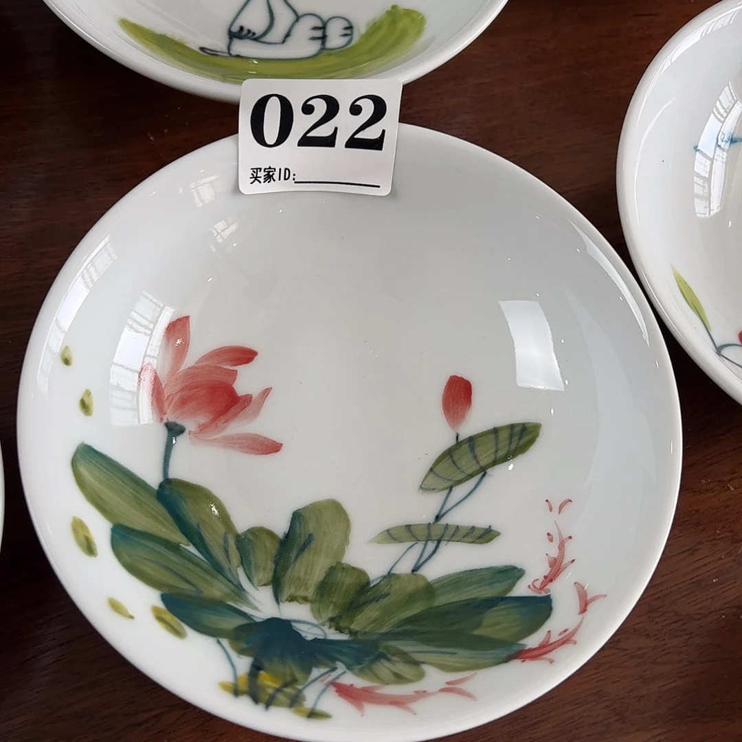 瓷片景德镇陶瓷手工手绘制作