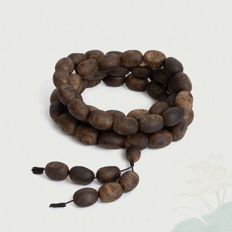 沉香【潼洲阁】留疤老头料-10-12mm多圈手串多样性发一