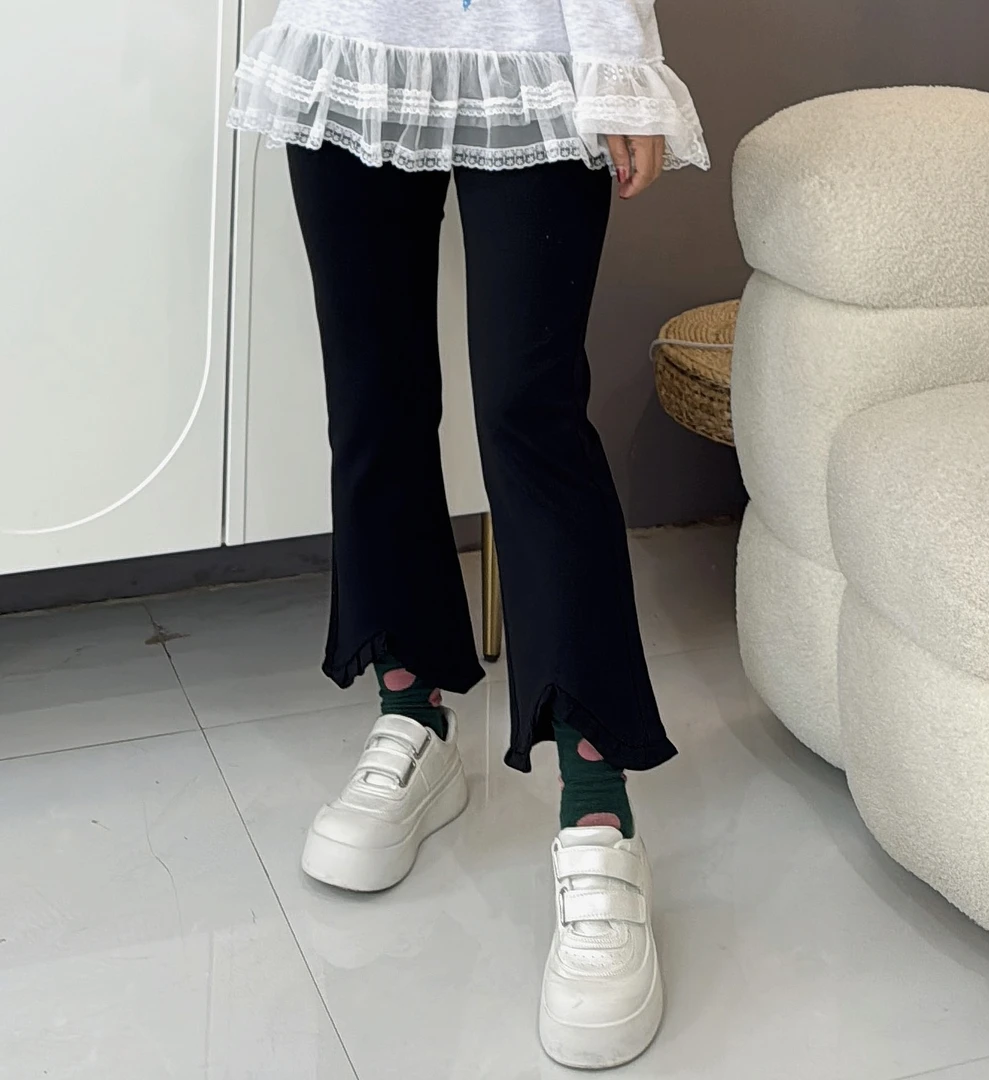 【伟伟专属】•鱼尾裤 黑色质感设计百搭休闲裤