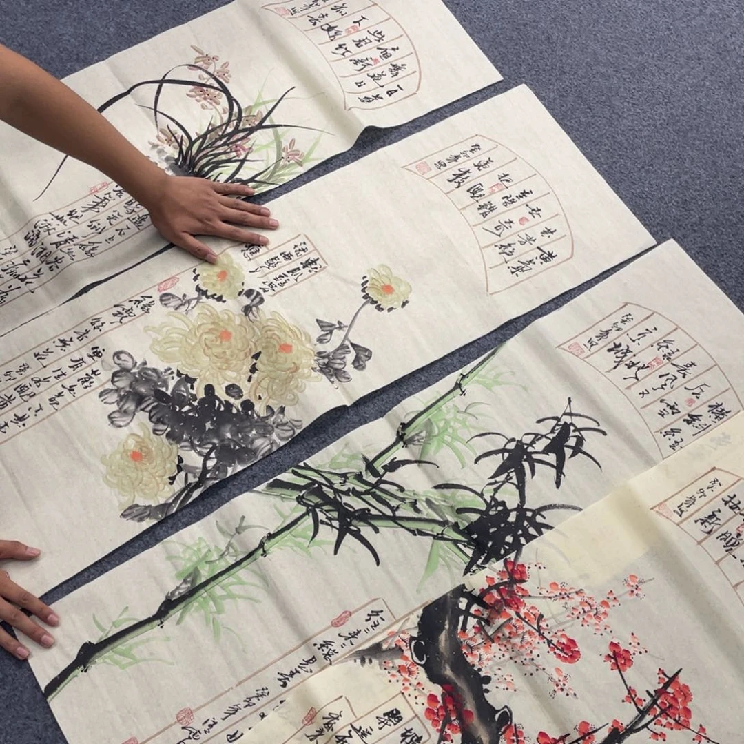 国画手绘国画欣赏一下