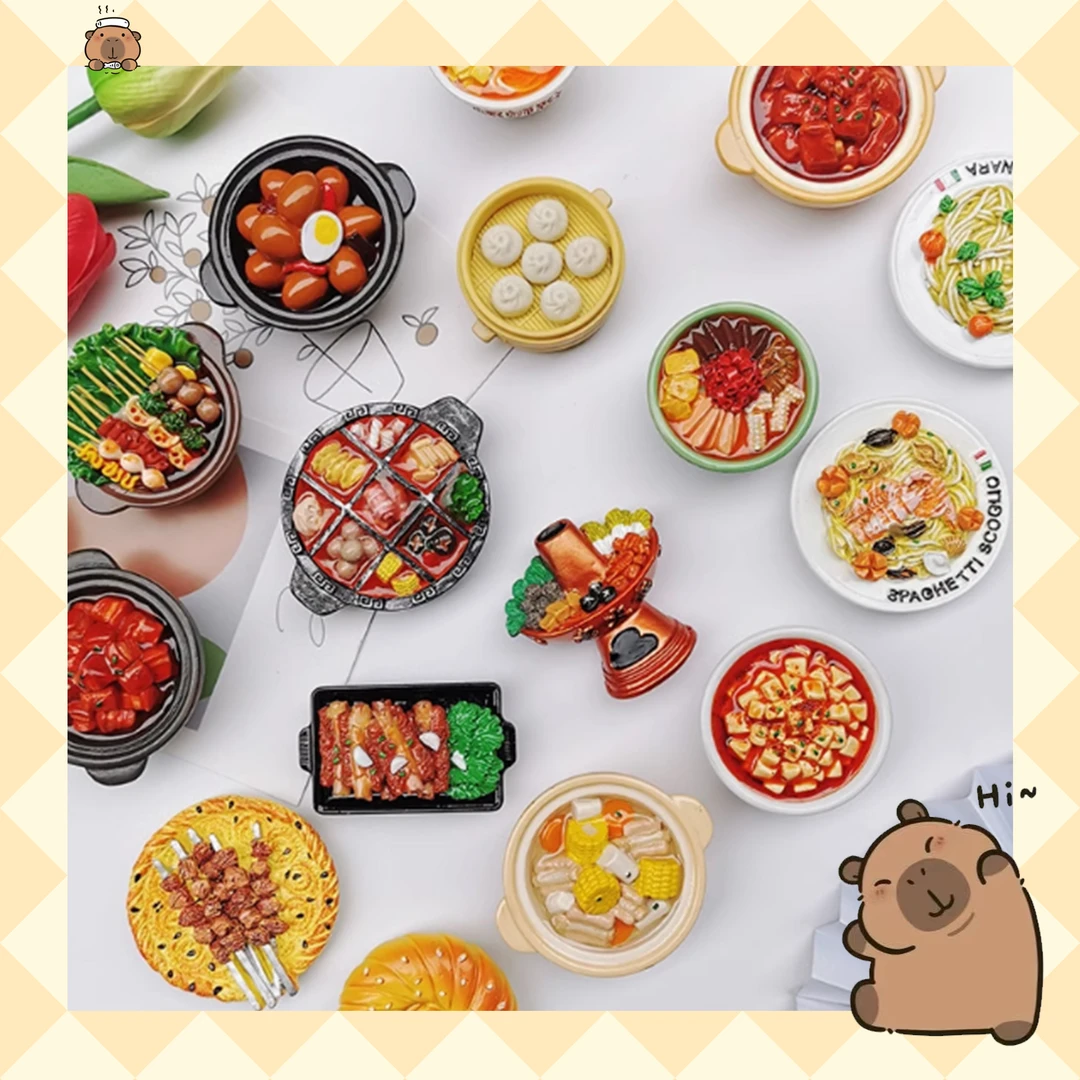 【直播自选】冰箱贴全场任选高货仿真立体食物冰箱贴创意装饰树脂