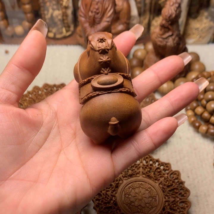 檀香木其他老山檀香手把件