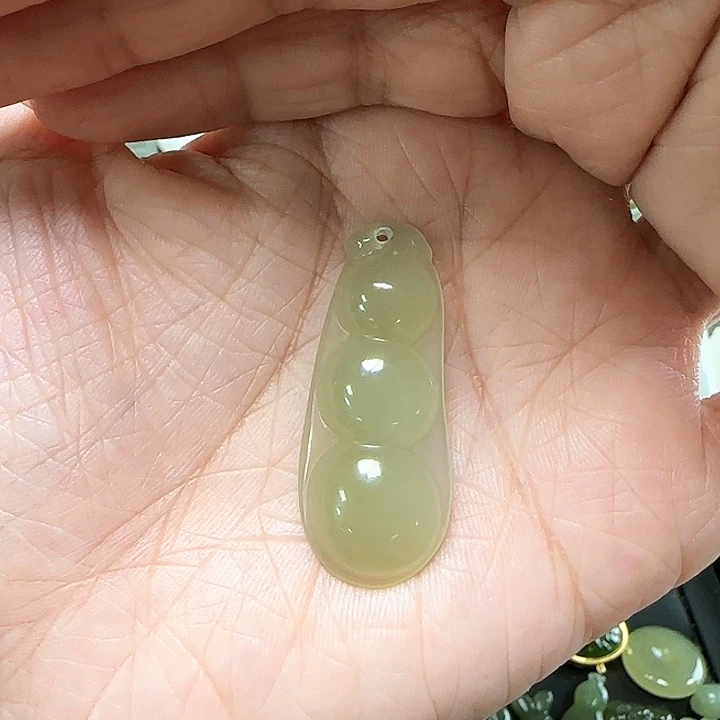 和田玉未镶嵌吊坠(不含链)用****7