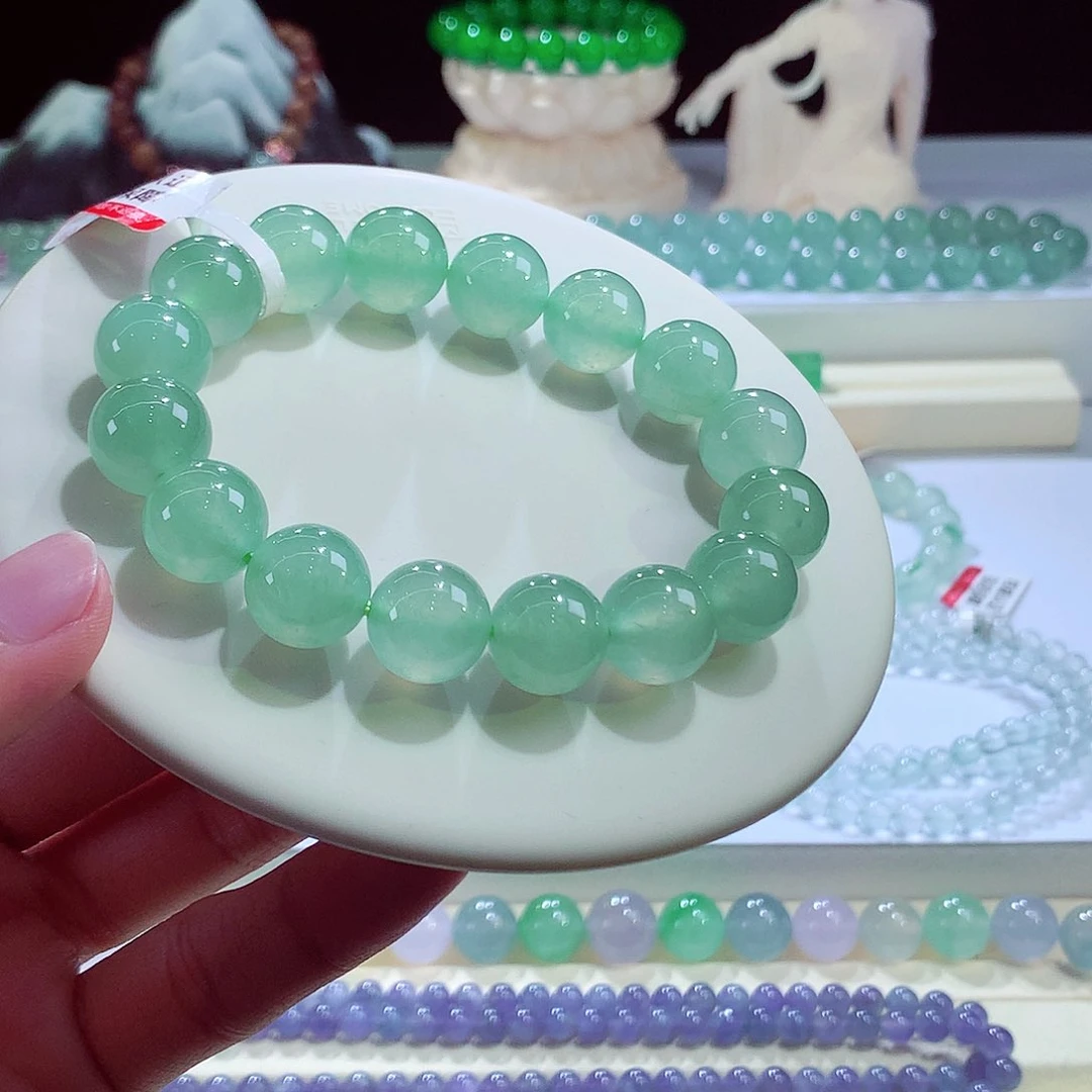 未镶嵌手链翡翠卡12.8