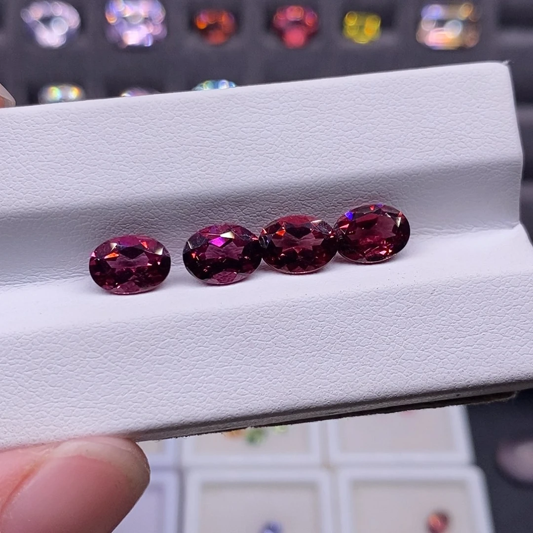 未镶嵌裸石石榴石镁铝6×8mm