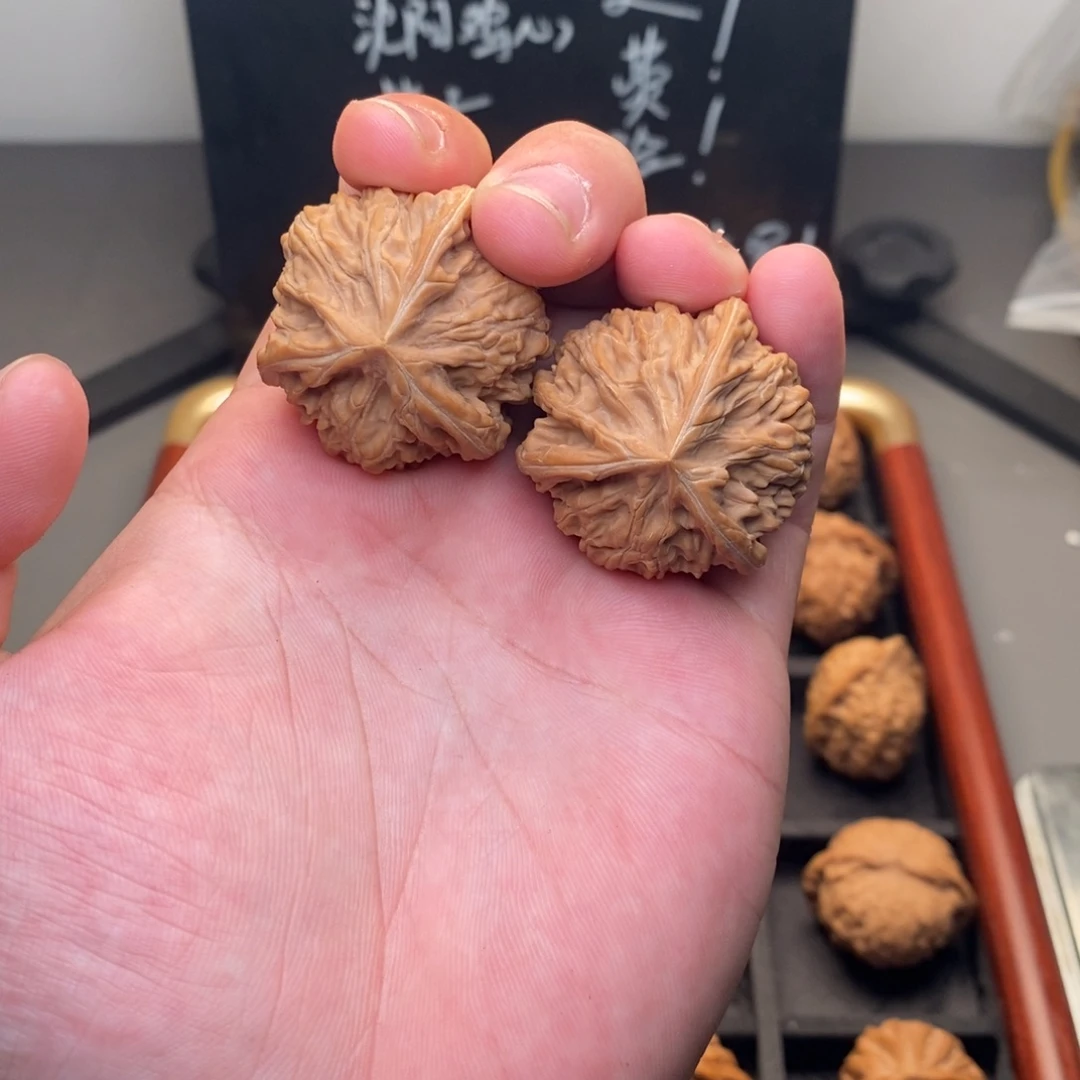 把件文玩核桃37全品文山三棱