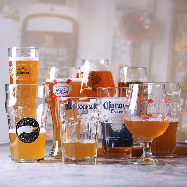 精酿啤酒玻璃杯鹅岛1664福佳白酿酒狗科罗娜巨石无双乐蔓林德曼新