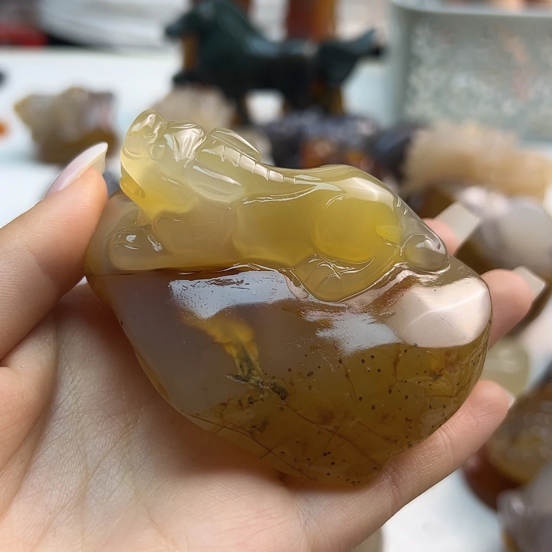 玛瑙/玉髓未镶嵌颈饰