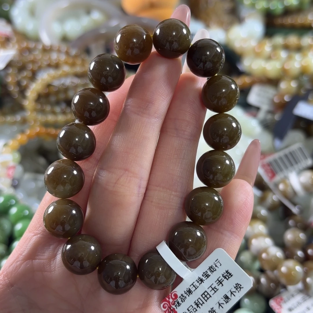 和田玉未镶嵌手链98