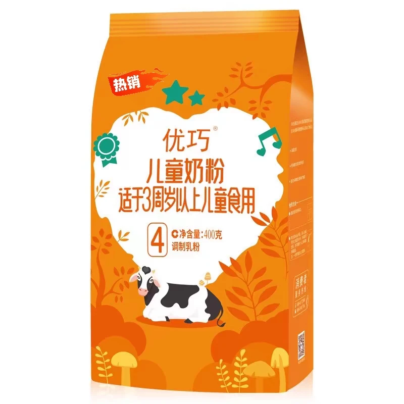 优巧400g奶粉4段 优质奶源可靠品质宝宝奶粉