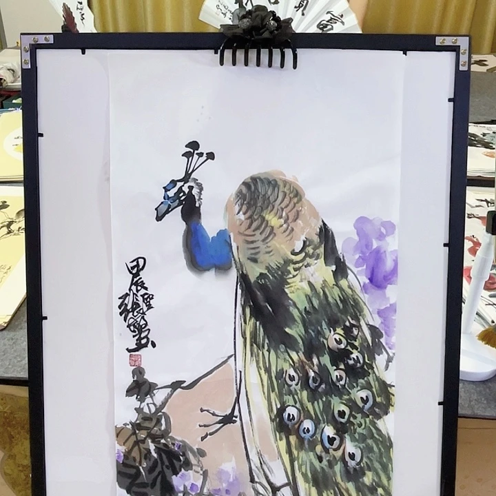 国画张圣敏先生纯手绘作品