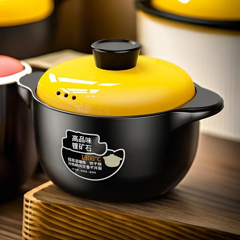 新疆包邮到家砂锅炖锅家用燃气耐高温陶瓷煲汤锅干烧不裂煲仔沙锅