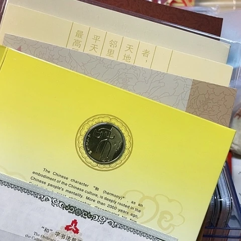 其他普通金属和字卡册成套5枚，，，，，，，