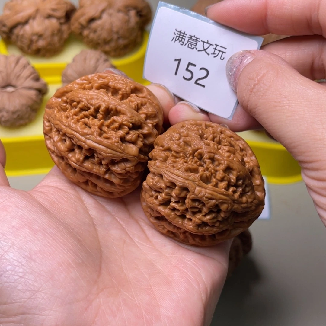 文玩核桃把件粗筋44.152