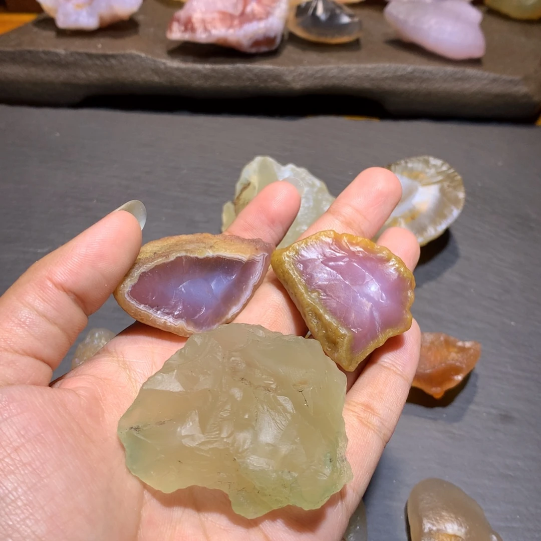 玛瑙/玉髓未镶嵌项链