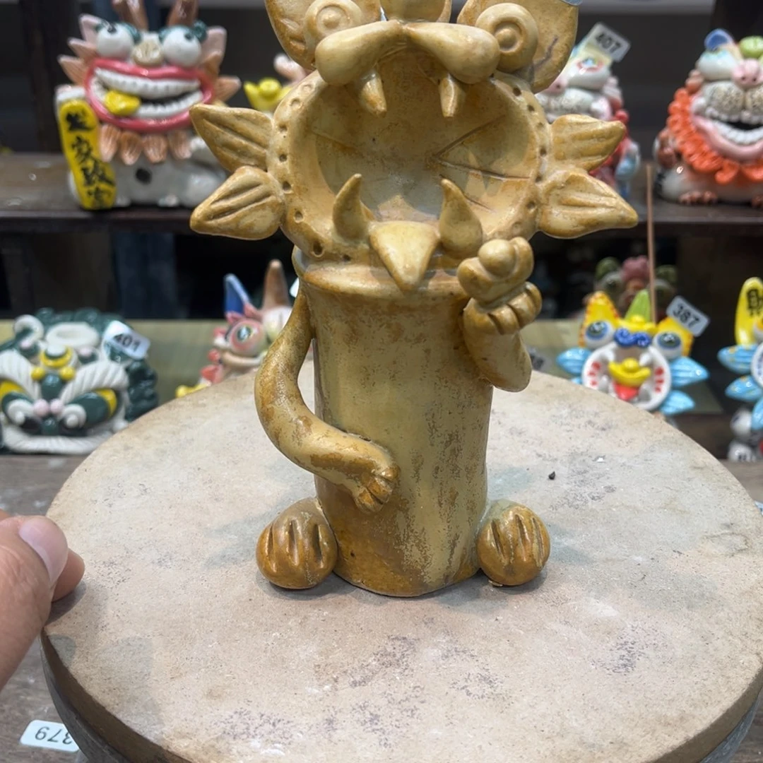 陶瓷纯手工抽象陶瓷摆件450