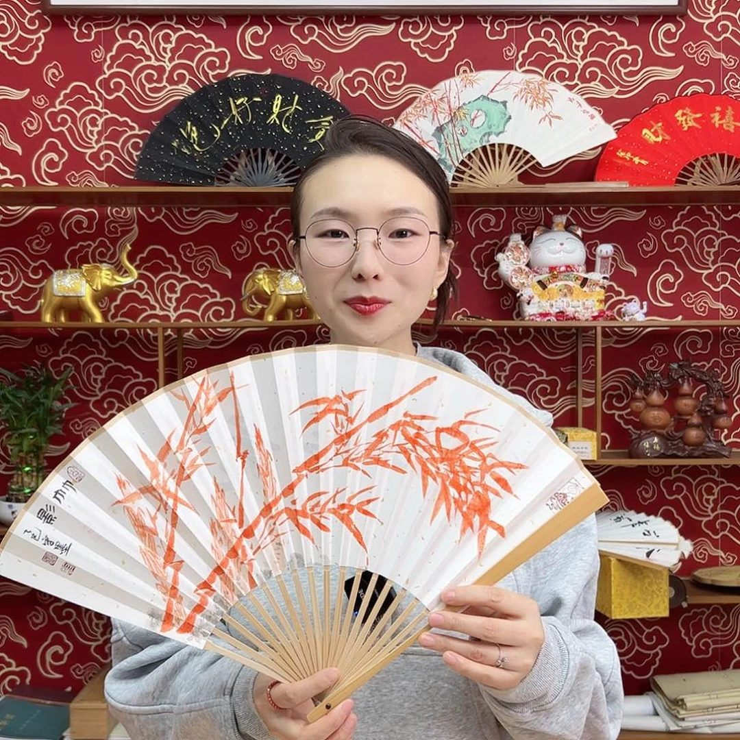 书法书法 95寸玉竹 手写手绘 默认粘好