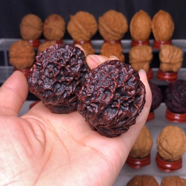 文玩核桃吊坠7紫金龙甲